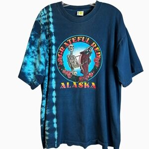 Vintage Grateful Dead Alaska 1991 T Shirt Size XL Sundog Made In USA